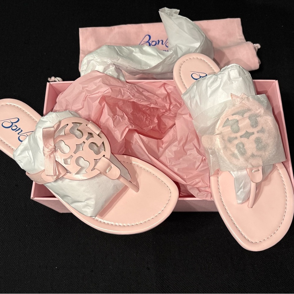TORY BURCH X BONBON Miller Bow Sandals